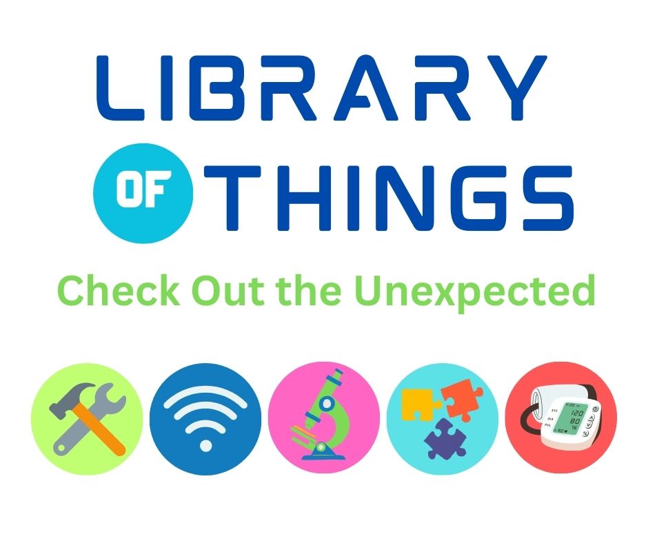 The Library of Things includes unexpected items that can be checked out at the Coleman Area Library