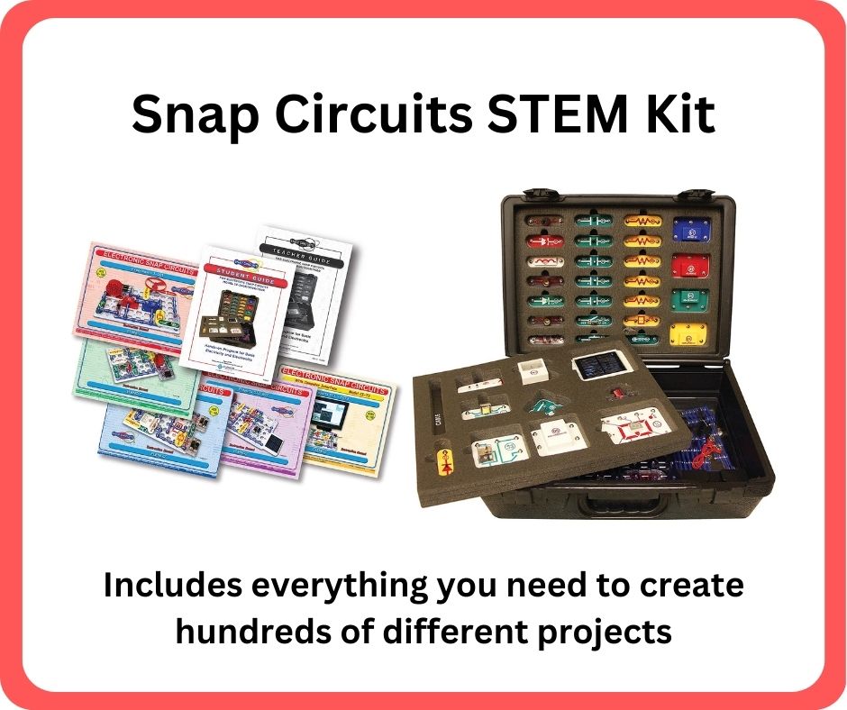 Snap circuit STEM kit available at the Coleman Area Library