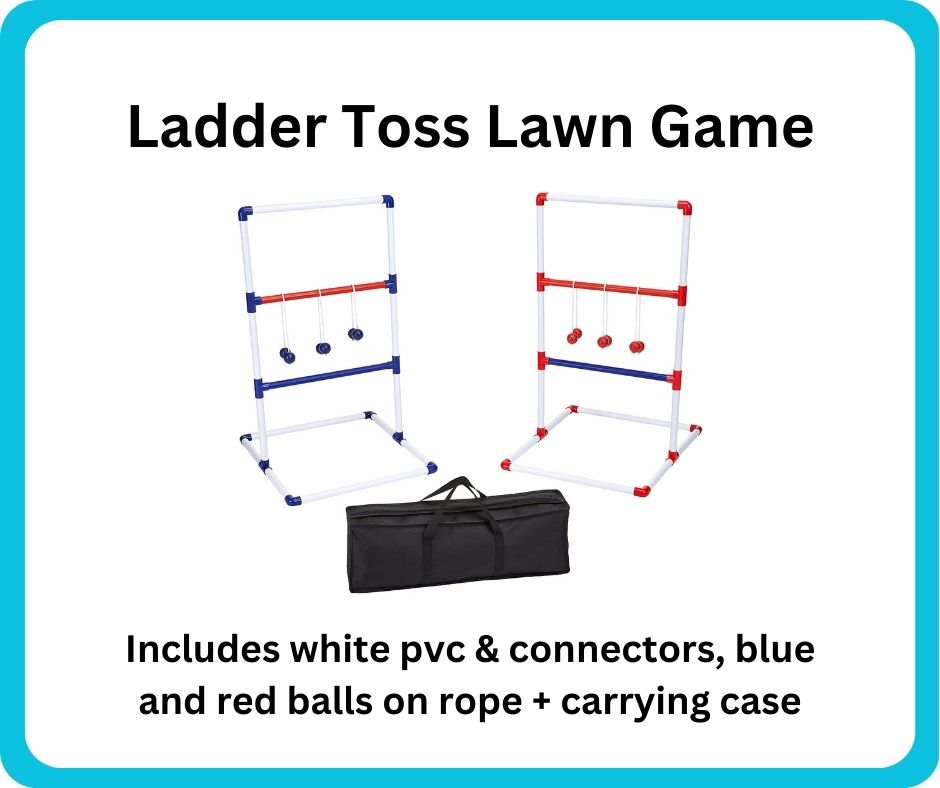 Ladder toss lawn game available at the Coleman Area Library