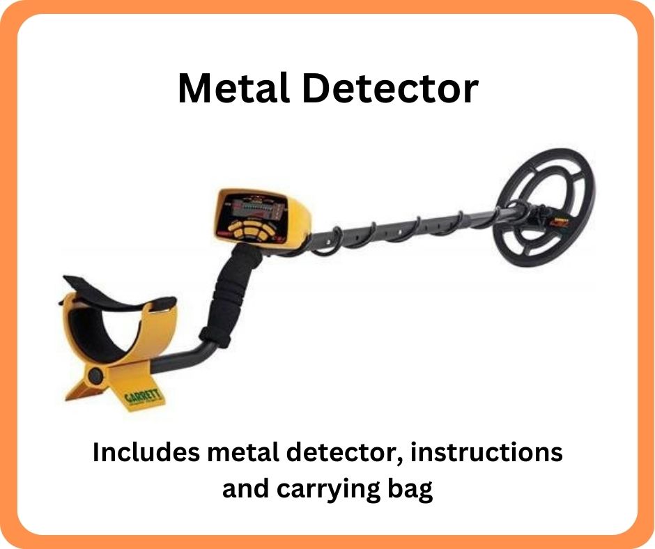 Metal detector available at the Coleman Area Library