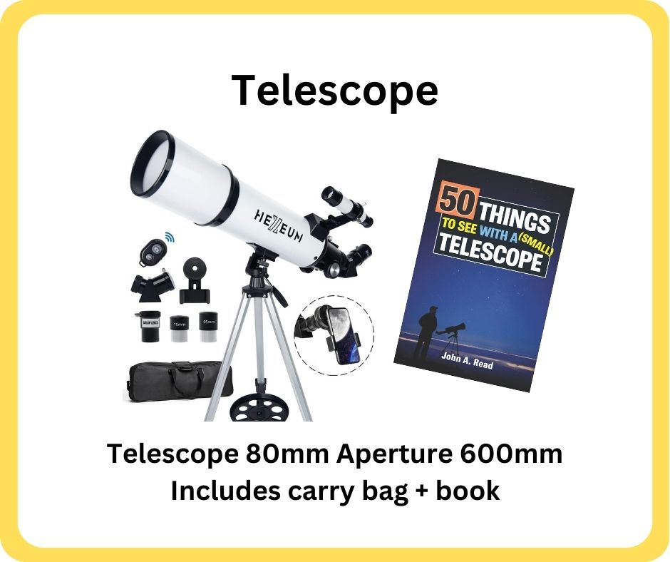 Telescope available at the Coleman Area Library