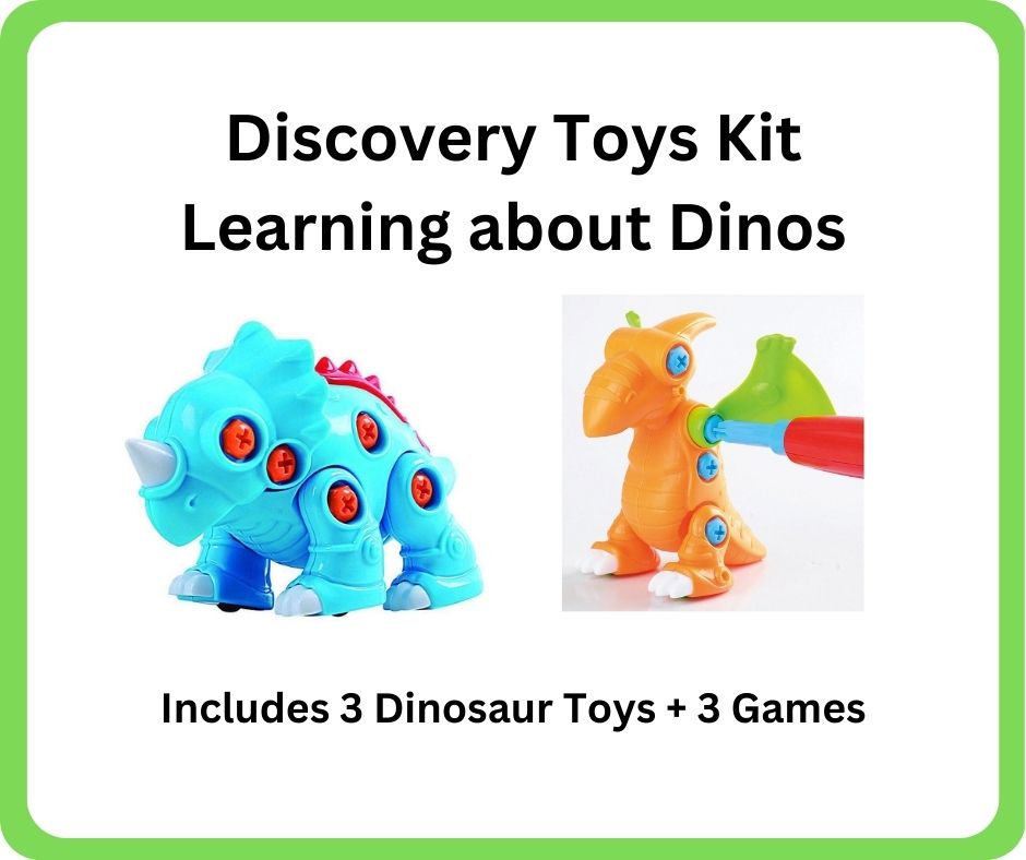 Learn about dinosaurs kit available at the Coleman Area Library