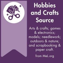 Hobbies and crafts reference center from MeL.org